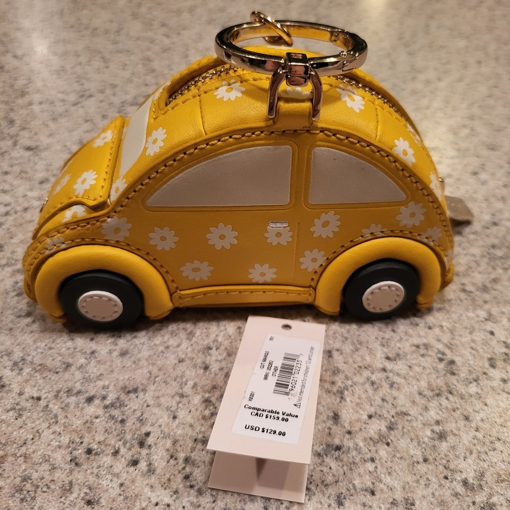 Kate Spade Beep Beep VW coin purse NWT